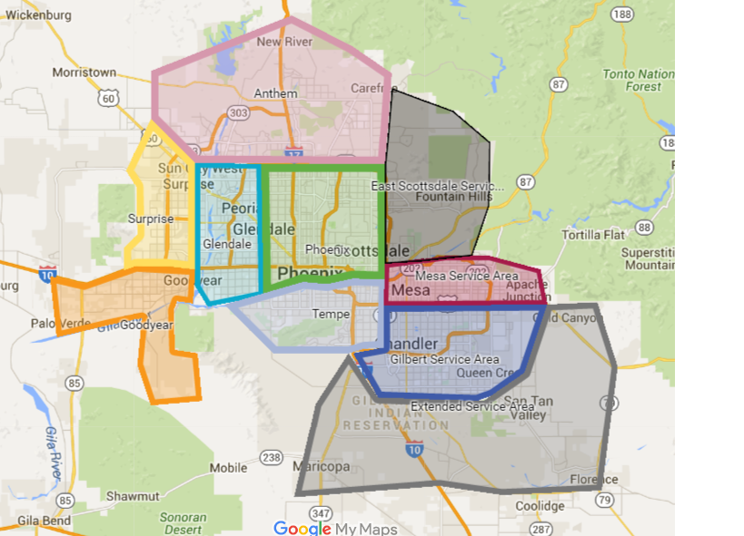 Phoenix Service Area